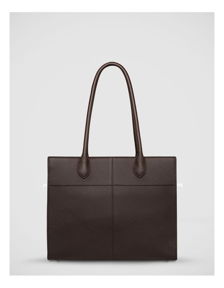 Without Warning Tote Bag in Cocoa