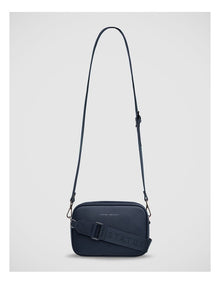 Plunder Crossbody Bag with Dual Straps in Midnight Blue