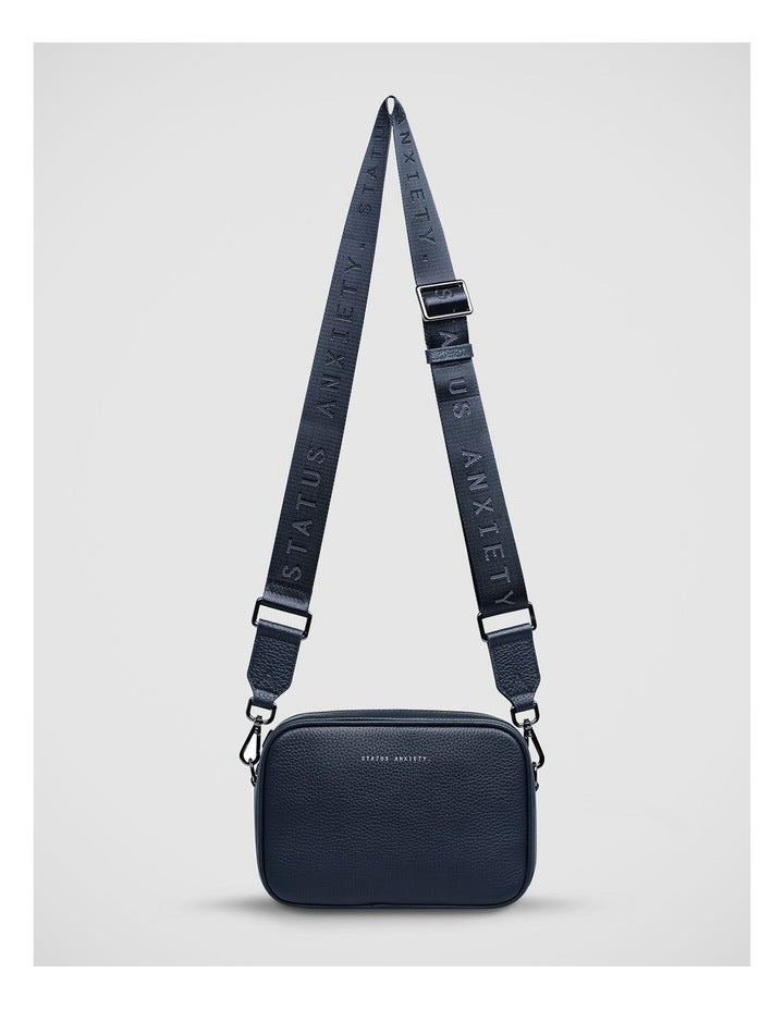 Plunder With Web Crossbody Bag in Midnight Blue