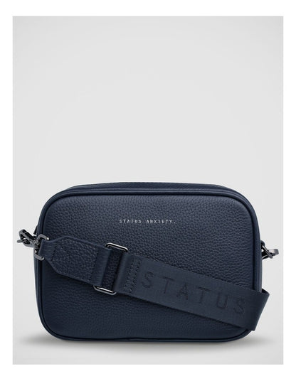 Plunder Crossbody Bag with Dual Straps in Midnight Blue