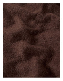 Vue Faux Mohair Throw in Chocolate