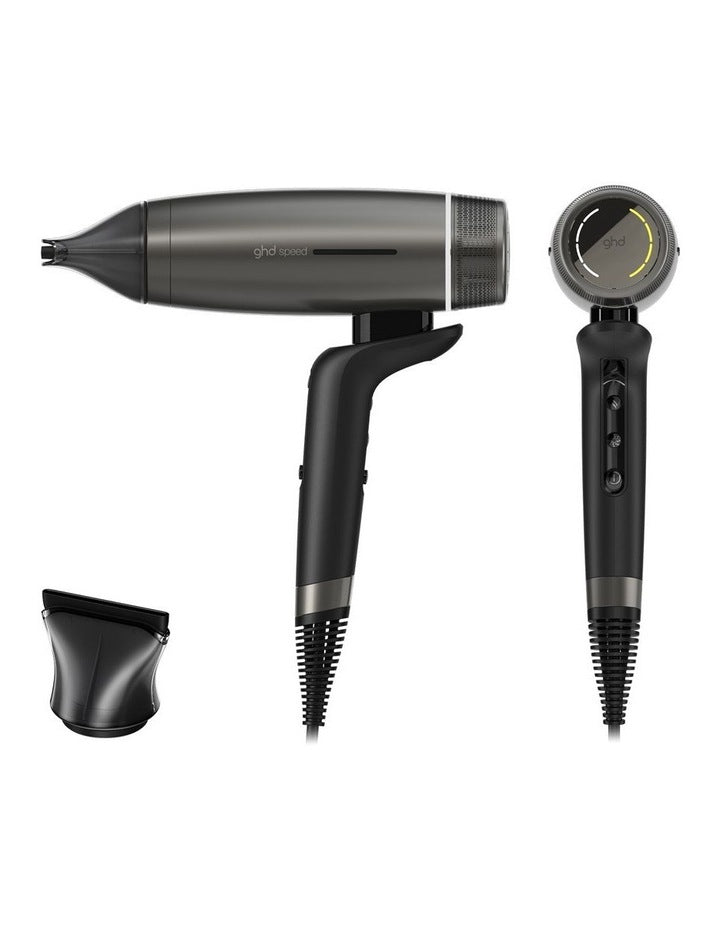 Speed Dual Air-Flow Fast Drying Hair Dryer in Titanium Black