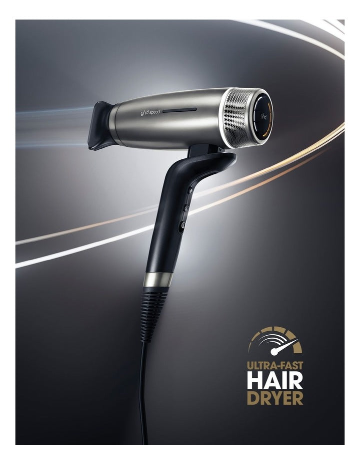 Speed Dual Air-Flow Fast Drying Hair Dryer in Titanium Black