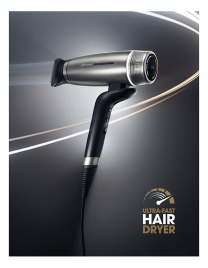 Speed Dual Air-Flow Fast Drying Hair Dryer in Titanium Black