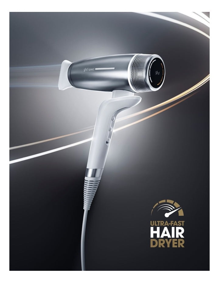 Speed Dual Air-Flow Fast Drying Hair Dryer 99400000389 in Silver White