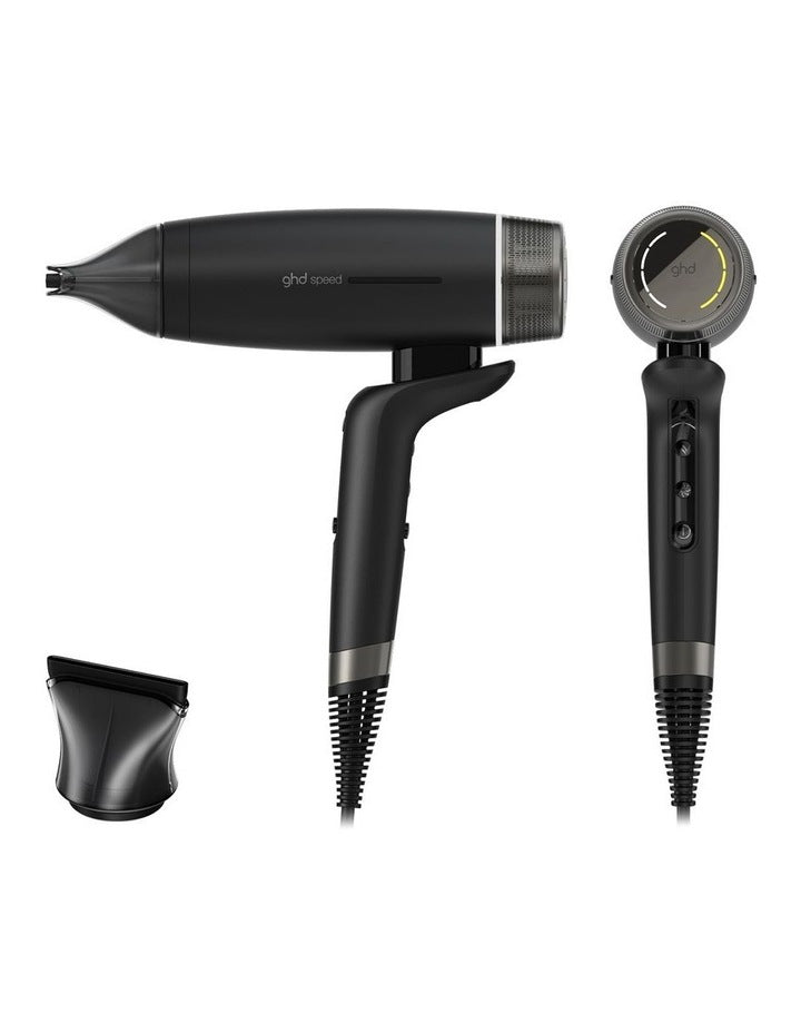 Speed Dual Air-Flow Fast Drying Hair Dryer in Black