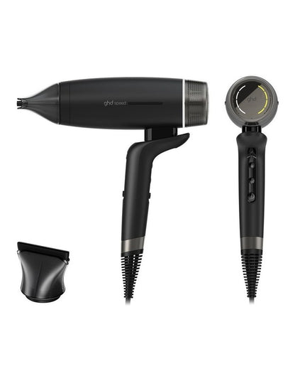 Speed Dual Air-Flow Fast Drying Hair Dryer in Black