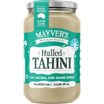 Mayver's Hulled Tahini Spread 385g