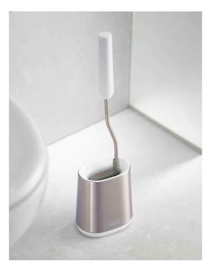 Flex Lite Steel Toilet Brush in White