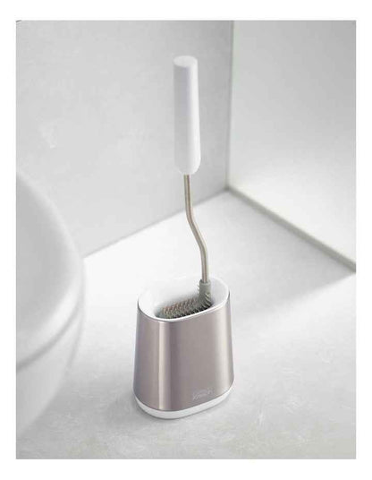 Flex Lite Steel Toilet Brush in White