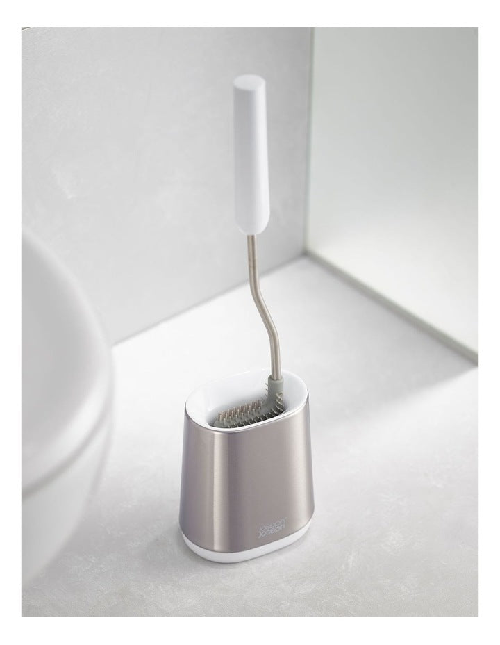 Flex Lite Steel Toilet Brush in White