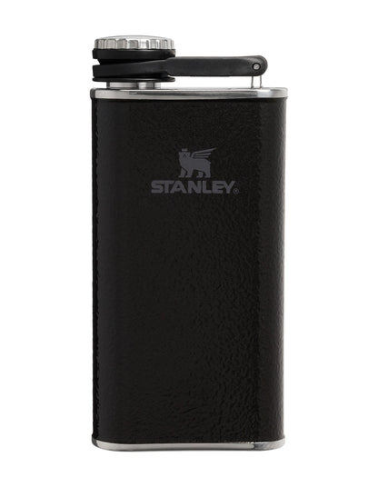 EASY FILL FLASK 8OZ HAMMERTONE BLACK