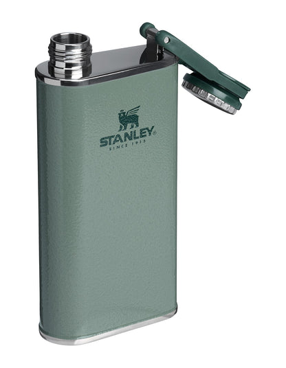 EASY FILL FLASK 8OZ HAMMERTONE GREEN