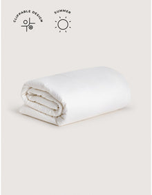AUSTRALIAN WOOL WASHABLE DOUBLE LIGHT QUILT IN PURE WHITE