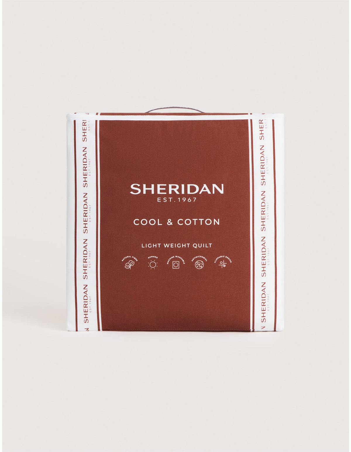 COOL & COTTON QUEEN LIGHT QUILT IN PURE WHITE
