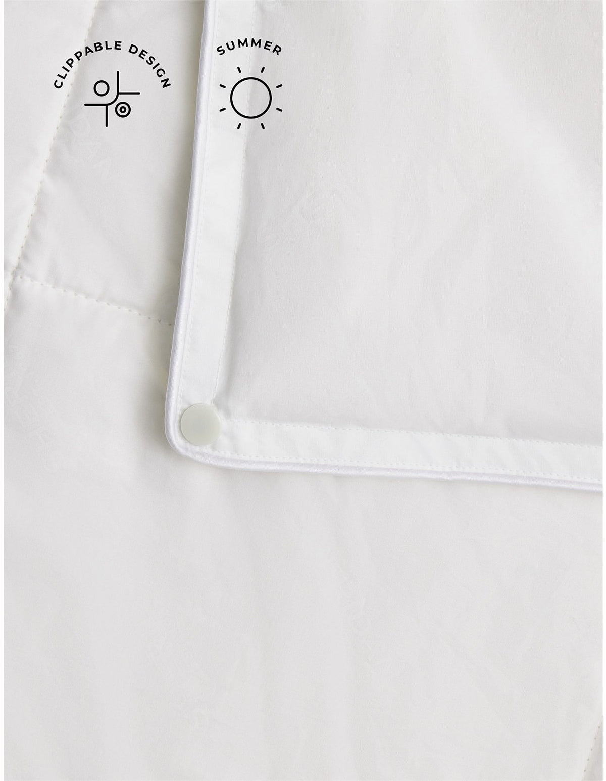 COOL & COTTON QUEEN LIGHT QUILT IN PURE WHITE