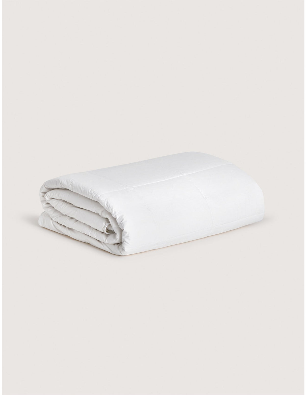 COOL & COTTON QUEEN LIGHT QUILT IN PURE WHITE