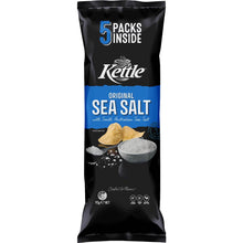 Kettle Sea Salt Potato Chips Multipack School Snacks 5 pack
