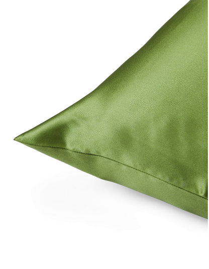 MIETTE SILK STANDARD PILLOWCASE PESTO