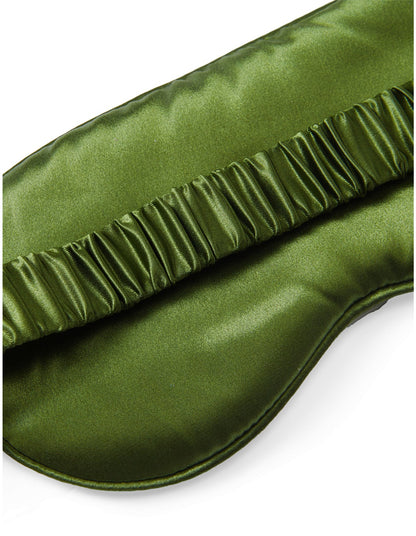 MIETTE SILK EYE MASK PESTO