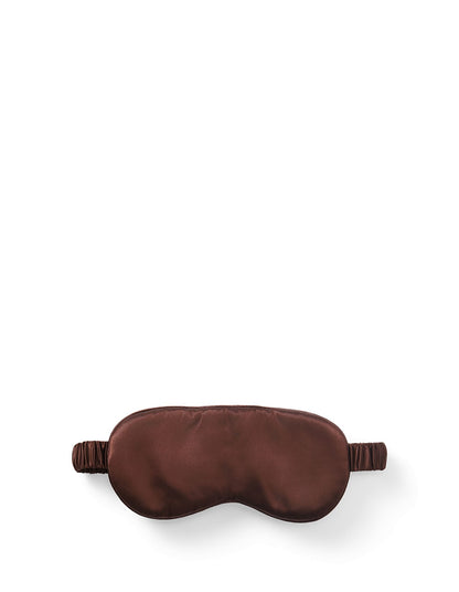 MIETTE SILK EYE MASK CHOCOLATE