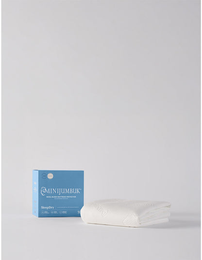 SleepDry Wool Blend Waterproof Mattress Protector King Single