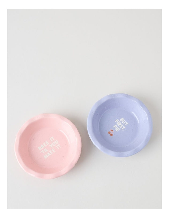 Cosy Collection Petite Pie Dish Set of 2 in Assorted