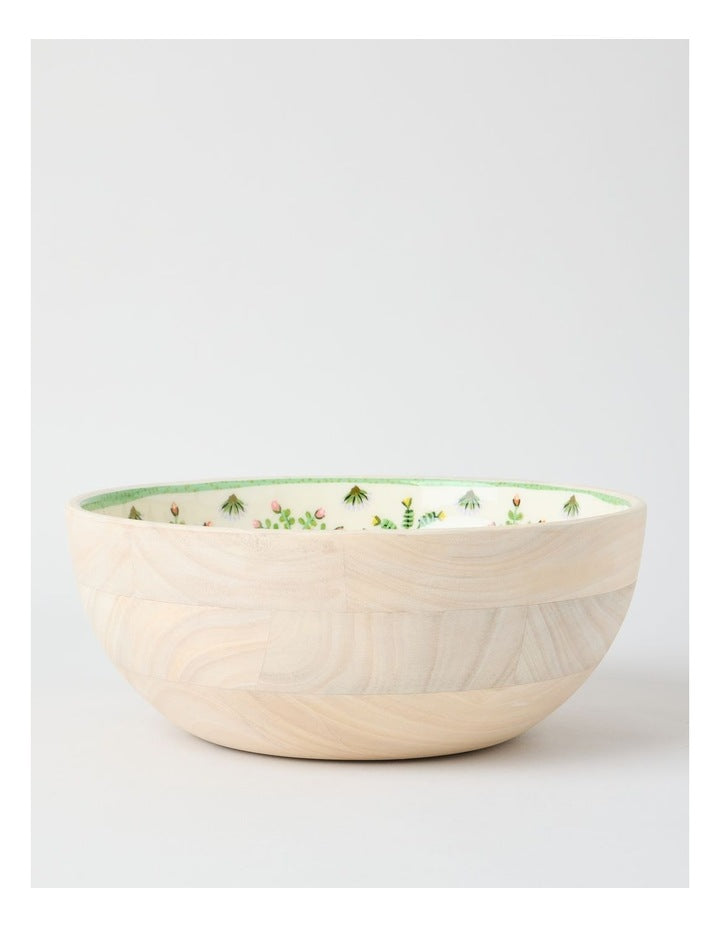 Artists of Ampilatwatja x Art Series Desert Flowers Serving Dish 30cm by Latoya Ngwarraye Petrick