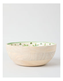 Artists of Ampilatwatja x Art Series Desert Flowers Serving Dish 30cm by Latoya Ngwarraye Petrick