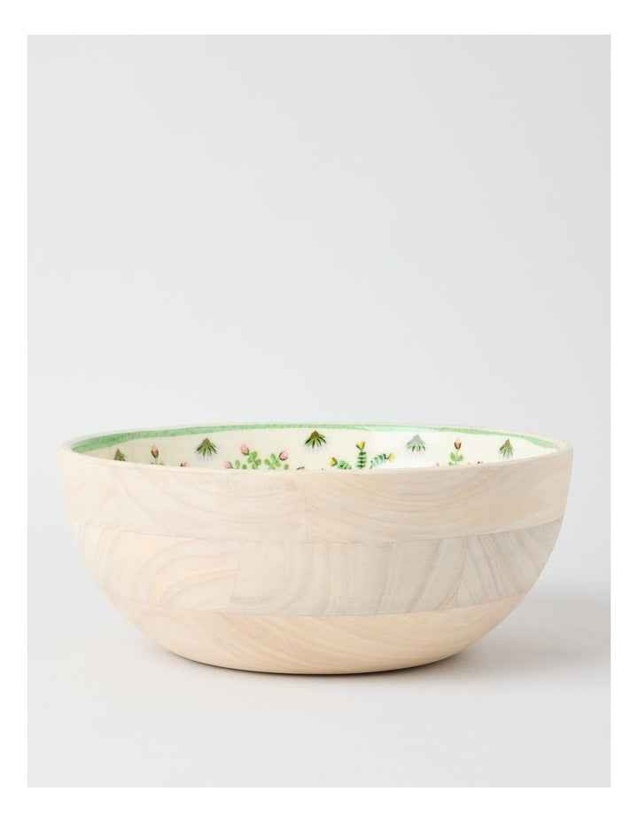 Artists of Ampilatwatja x Art Series Desert Flowers Serving Dish 30cm by Latoya Ngwarraye Petrick