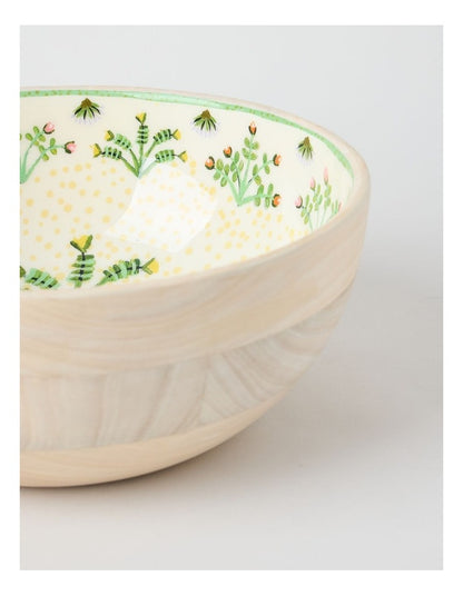 Artists of Ampilatwatja x Art Series Desert Flowers Serving Dish 30cm by Latoya Ngwarraye Petrick