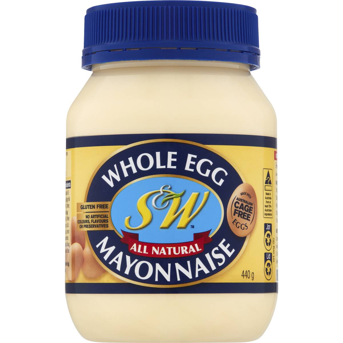 S&W Mayonnaise Whole Egg 440g