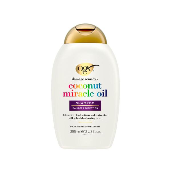 OGX EXTRA STRENGTH DAMAGE REMEDY + COCONUT MIRACLE OIL SHAMPOO 385ML