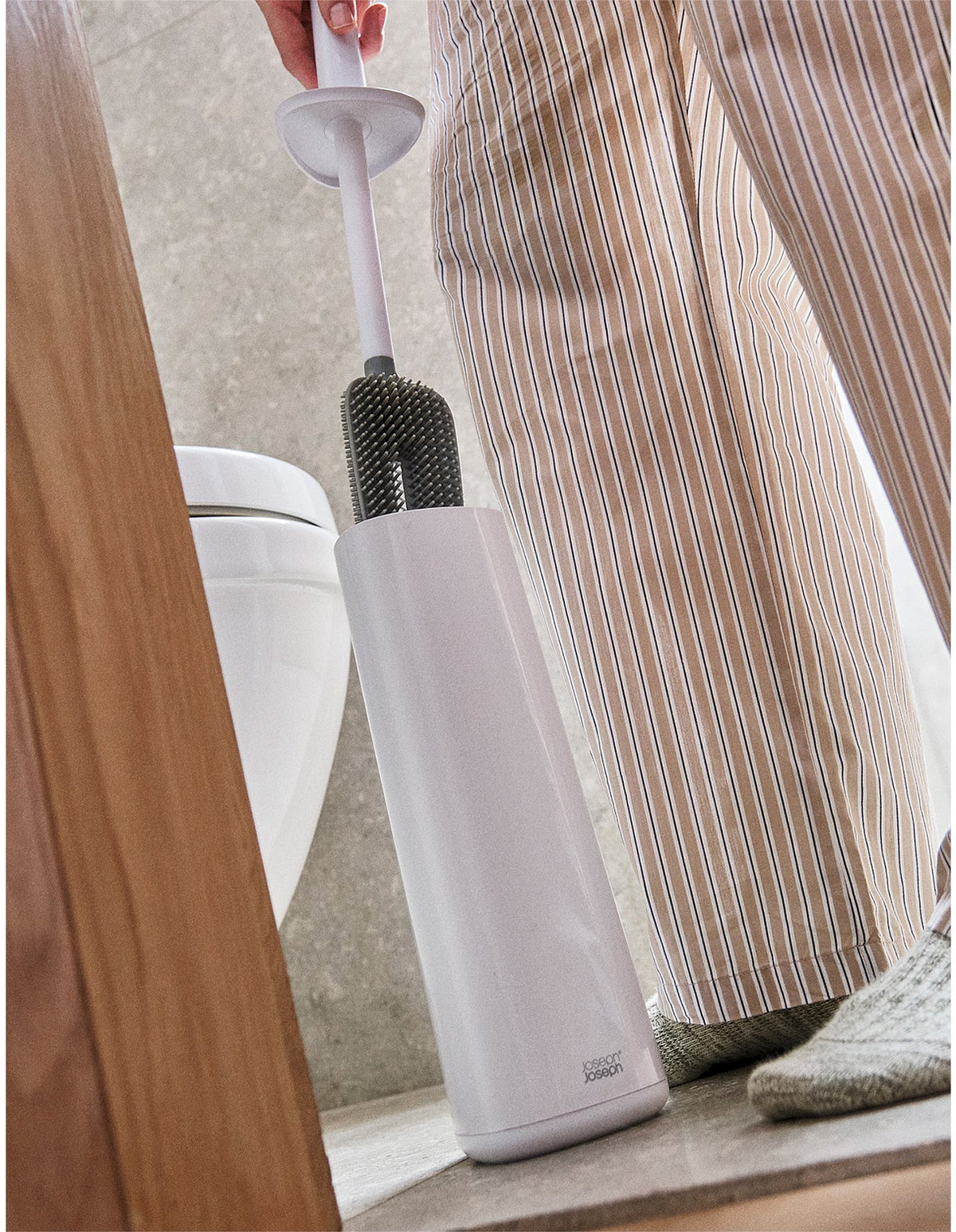 FLEX 360 TOILET BRUSH WHITE