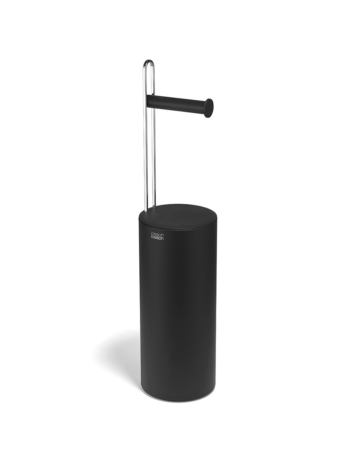 EasyStore 15cm Concealed Toilet Roll Holder Matt Black