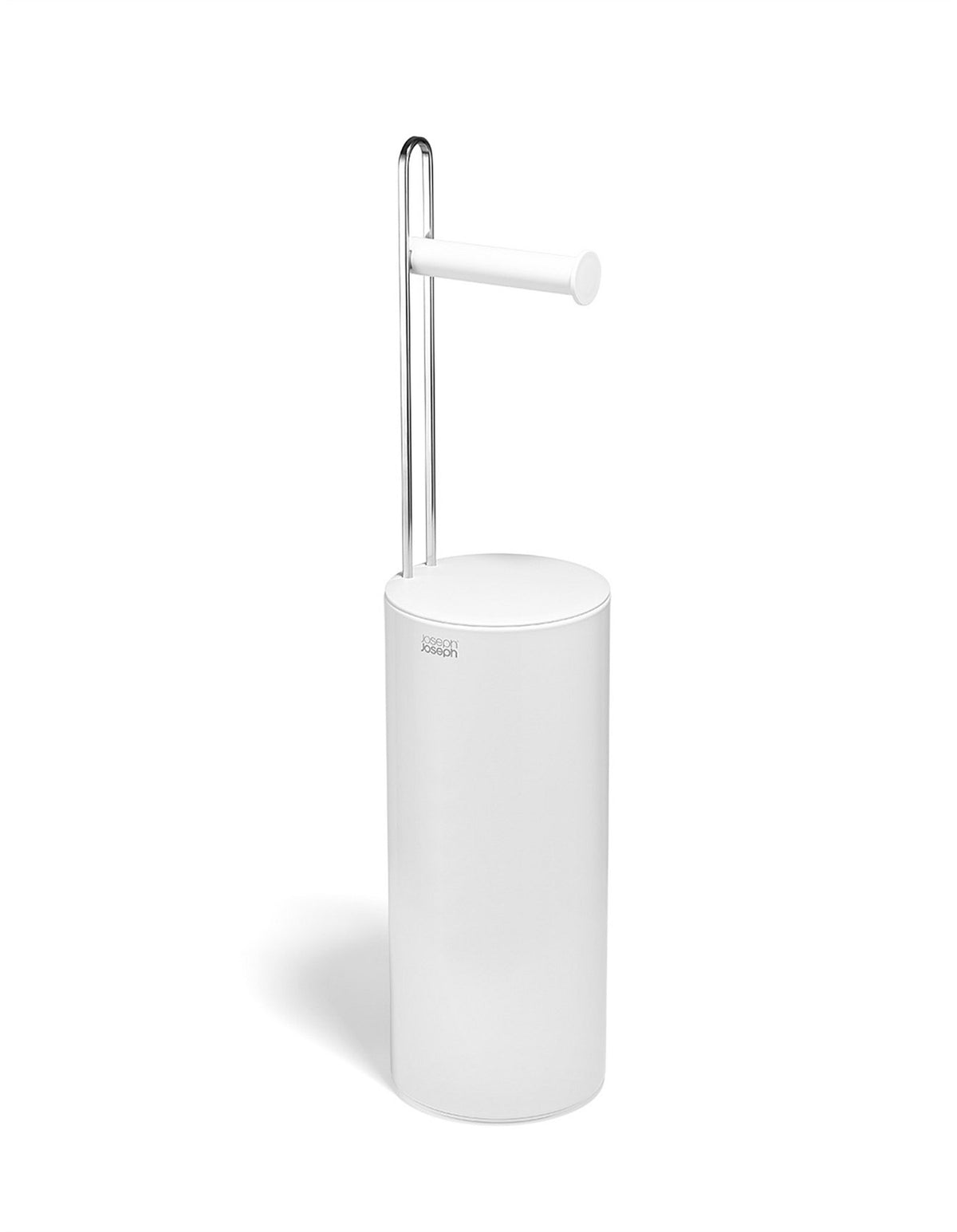 EasyStore Gloss White Concealed Toilet Roll Holder