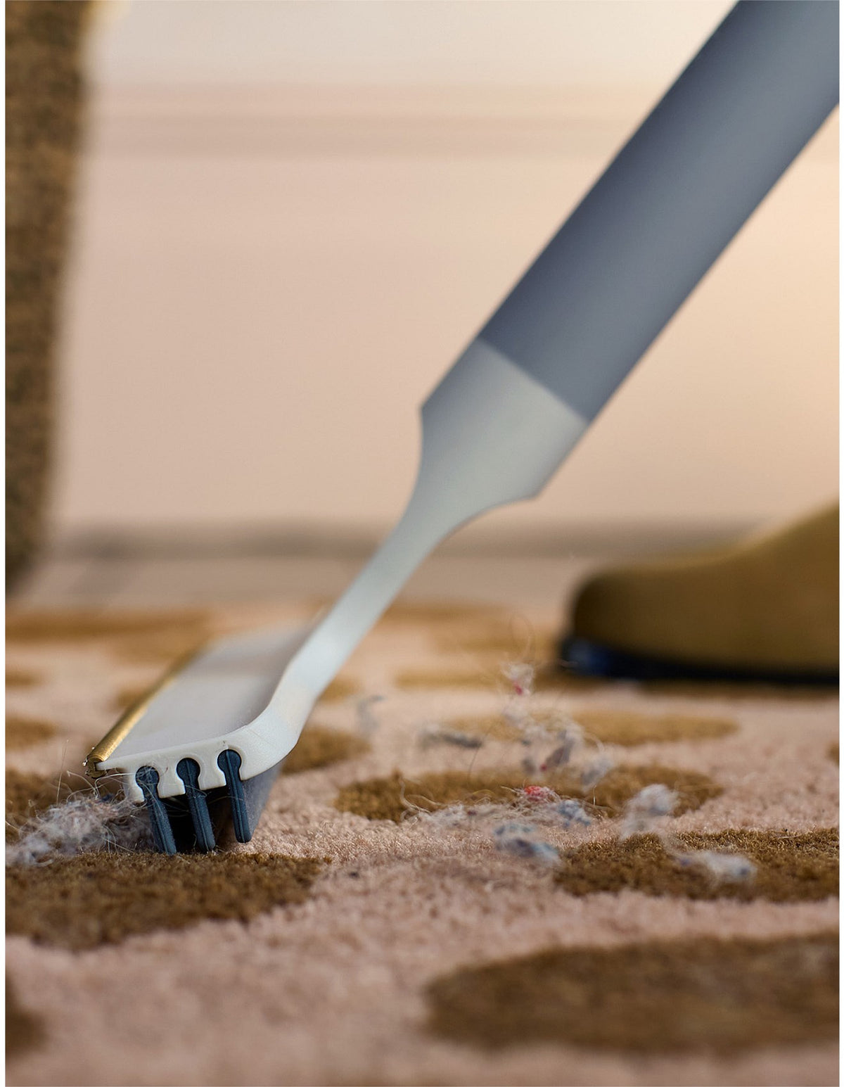 CleanTech 24.5cm 2-in-1 Carpet Cleaning Tool Stone