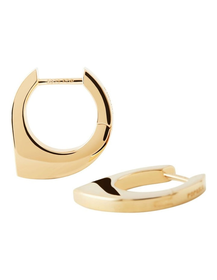 Oda Gold Hoop Earrings in Gold