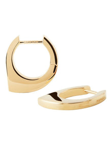 Oda Gold Hoop Earrings in Gold