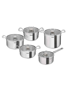 SPACE+ EXTREME INDUCTION STAINLESS STEEL POT SET OF 5