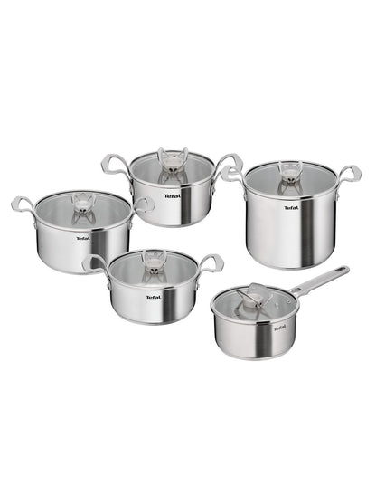 SPACE+ EXTREME INDUCTION STAINLESS STEEL POT SET OF 5