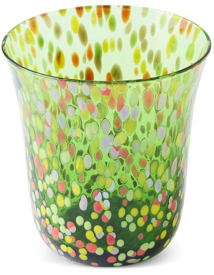 Garden Soiree Speckle 280ml Set of 2 Blown Glass Tumblers