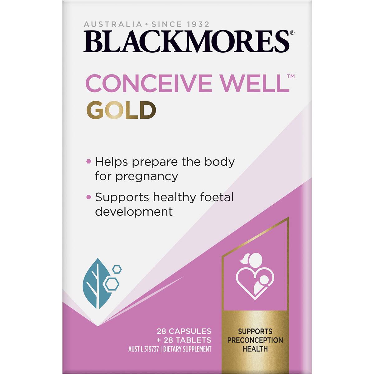 Blackmores Conceive Well Gold Preconception Vitamin 56 Pack