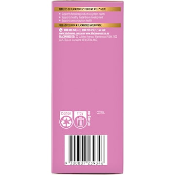 Blackmores Conceive Well Gold Preconception Vitamin 56 pack
