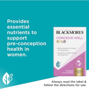 Blackmores Conceive Well Gold Preconception Vitamin 56 pack