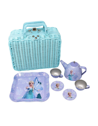 DISNEY FROZEN ELSA MAGIC TOUCH PICNIC BASKET TEA SET