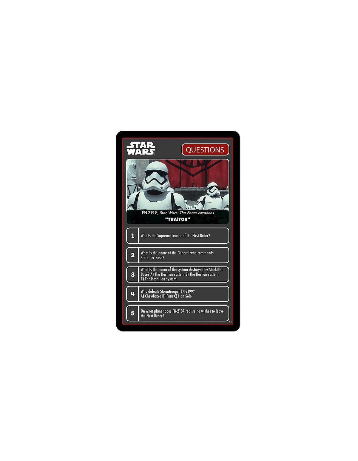 STAR WARS QUIZ