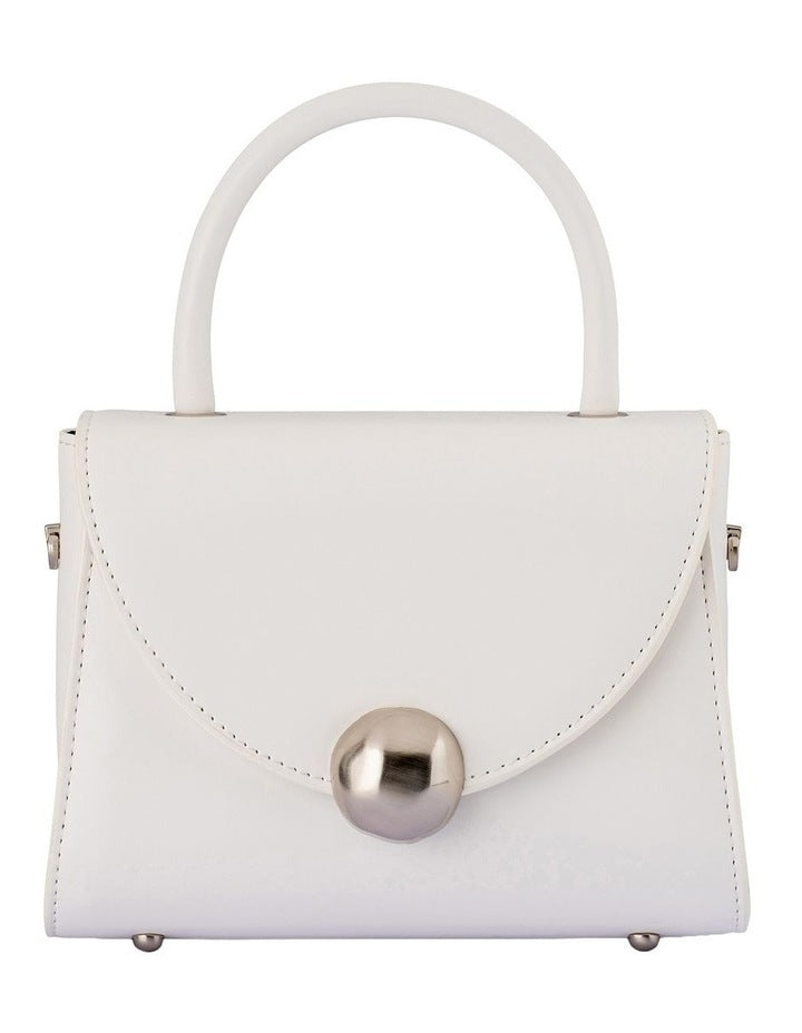 Hux Clutch Bag in White