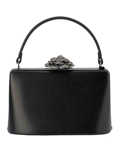 Grace Clutch Bag in Black