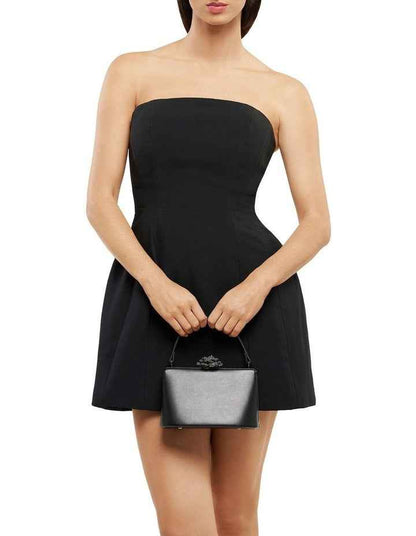 Grace Clutch Bag in Black